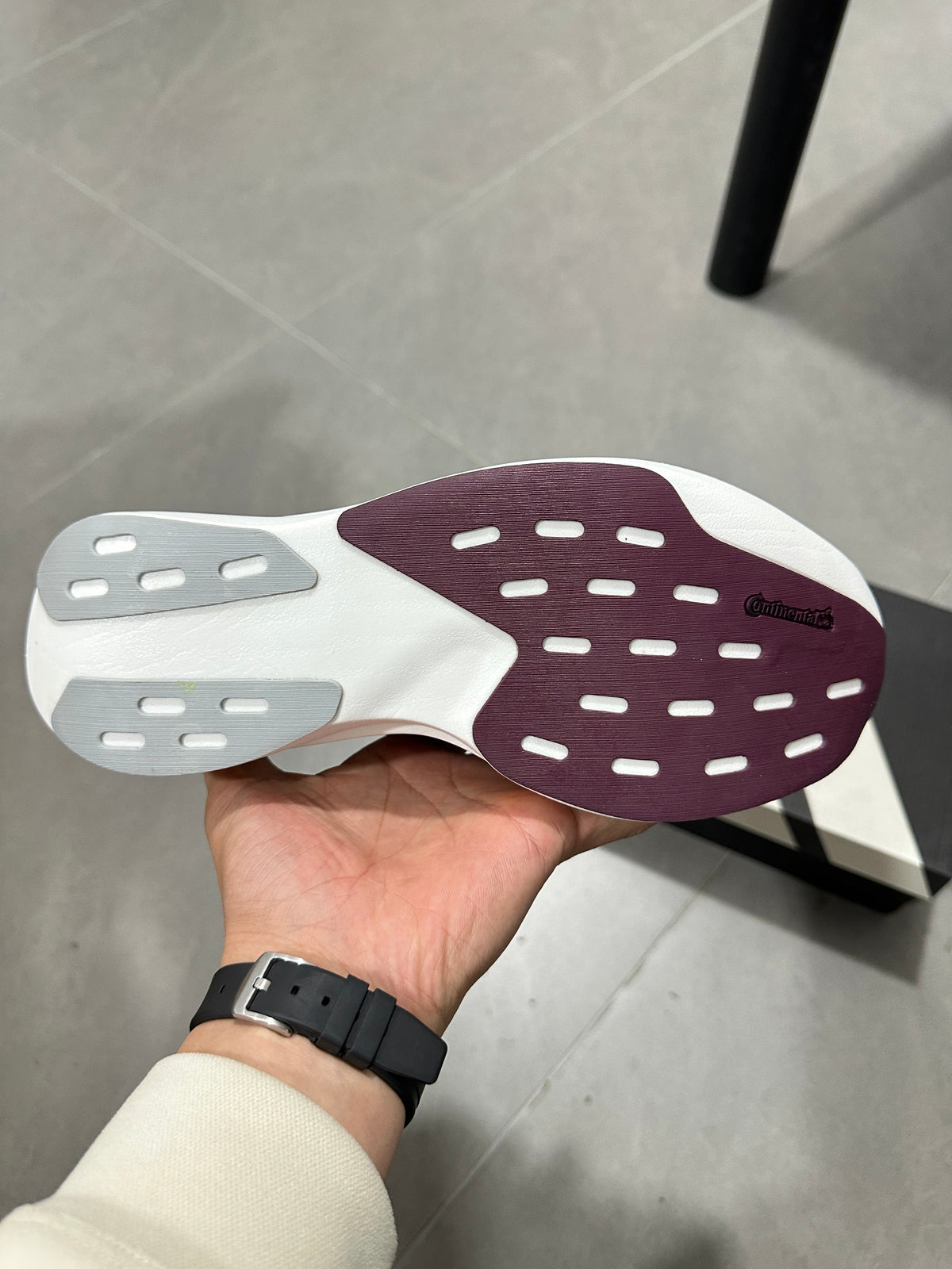 Adidas Lightstrike Pro Running Shoes White Burgundy JQ4566