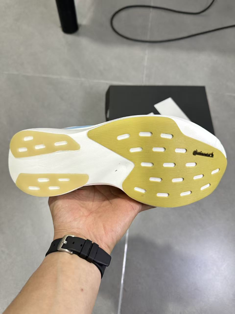 Adidas Lightstrike Pro White Blue Running Shoes JQ4527