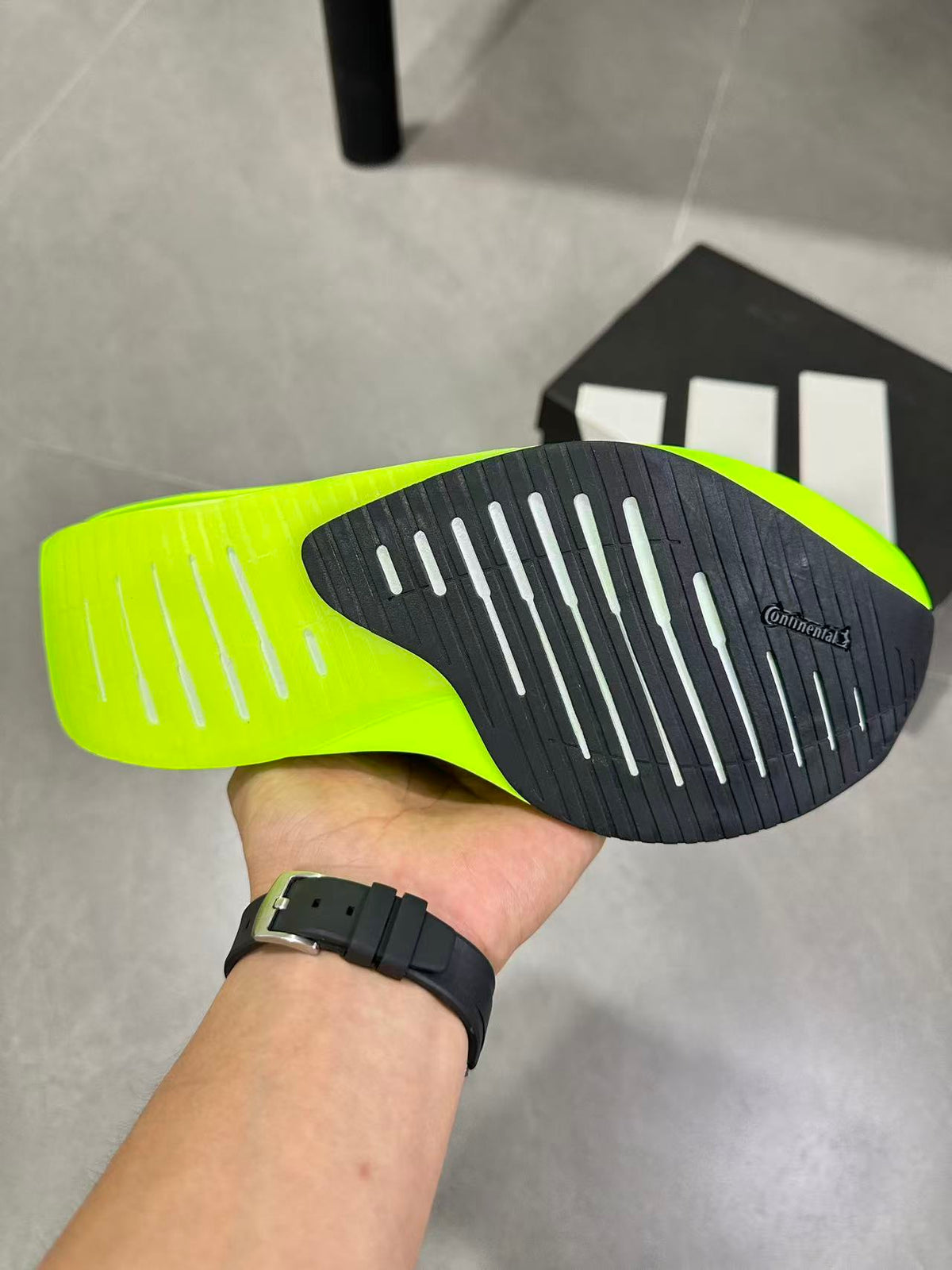 adidas Adizero Evo SL 2 Neon Yellow Running Shoes