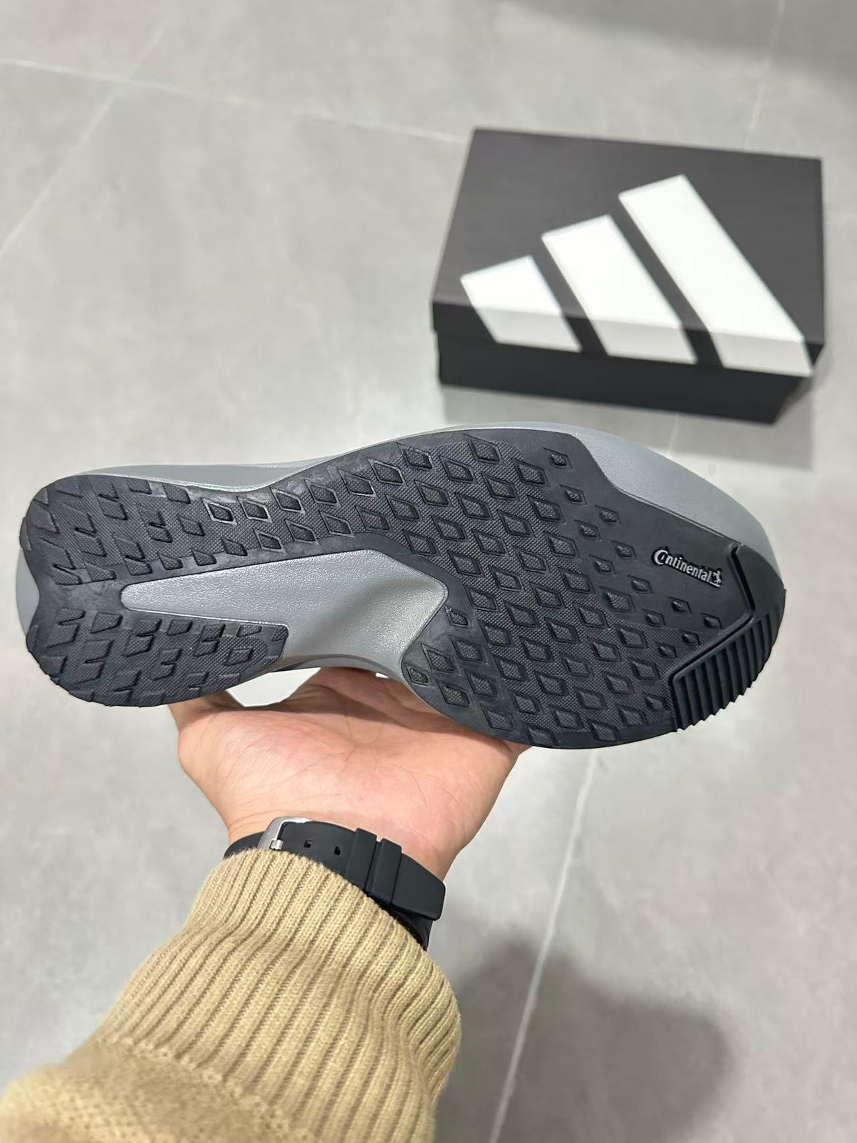 Adidas Adizero Boston Running Shoes White Gray