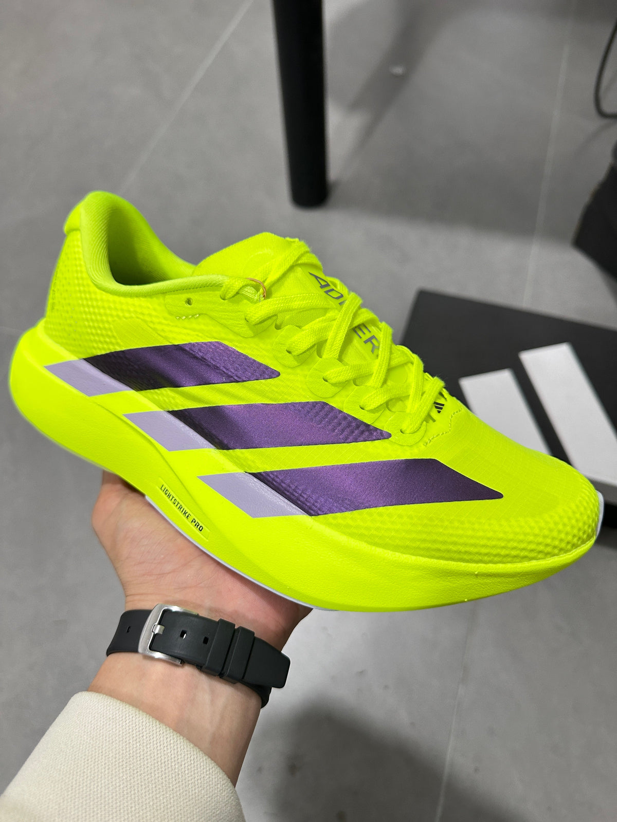 Adidas Lightstrike Pro Running Shoes Neon Green