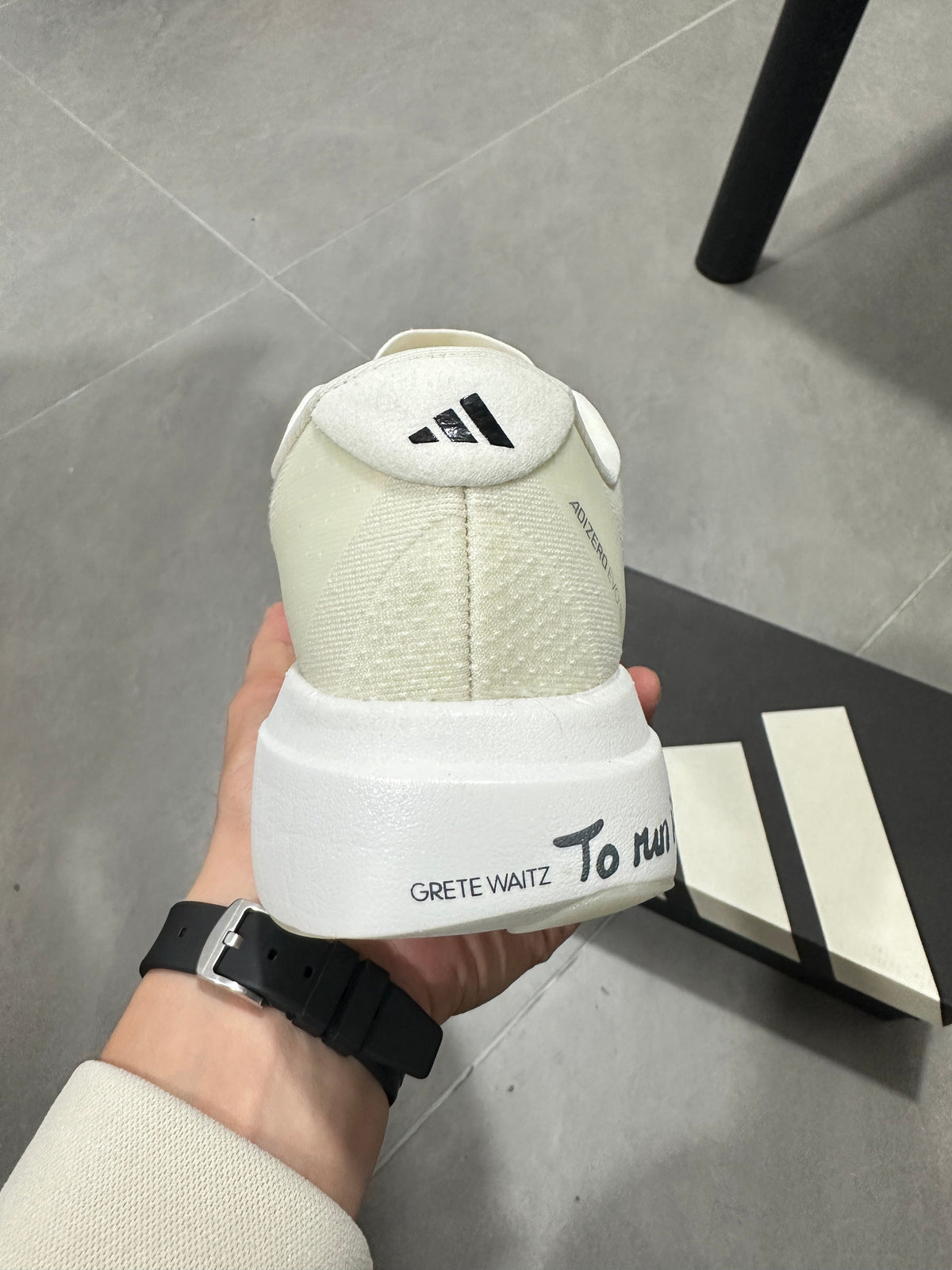 adidas Adizero Lightstrike Pro Running Shoes White Red