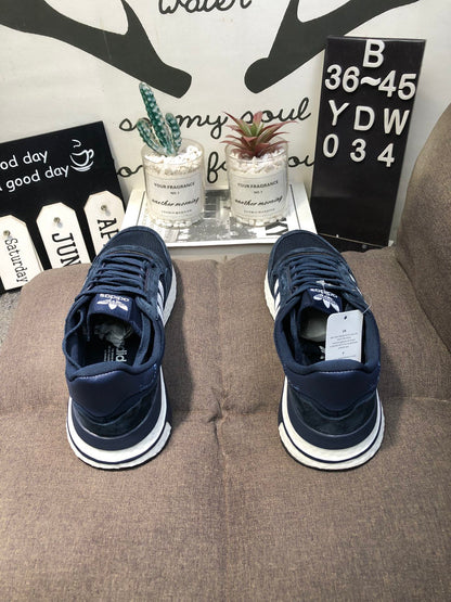Adidas ZX 500 Navy and White Retro Sneakers YDW034