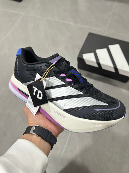 adidas Adizero Boston 13 Running Shoes Black White Purple