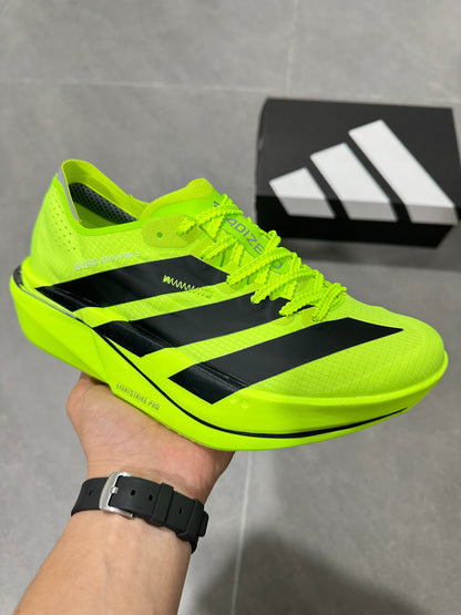 Adidas Lightstrike Pro Running Shoes in Neon Yellow and Black KI8297
