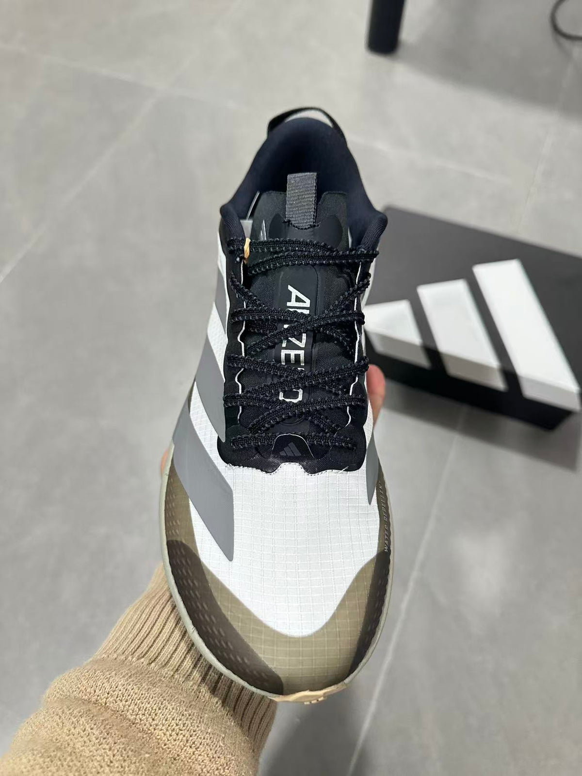 Adidas Adizero SL Running Shoes in Black and White