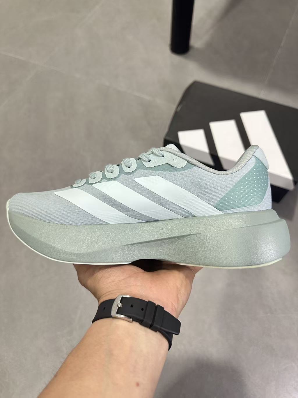 Adidas Lightstrike Pro Running Shoes, Pale Green