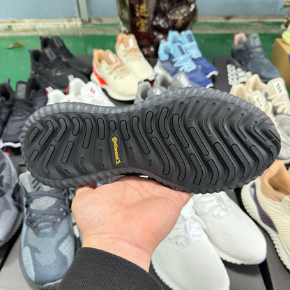 adidas AlphaBounce HPC Sneakers in Dark Gray Green