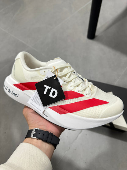 adidas Adizero Lightstrike Pro Running Shoes White Red