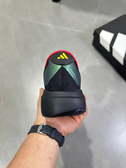 Adidas Lightstrike Pro Running Shoes, Black Green Yellow Red KJ6160