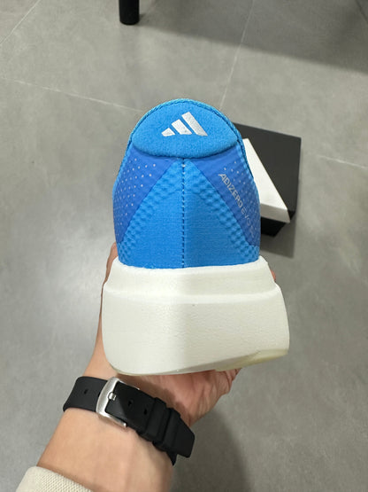 adidas Adizero EVO SL White Blue Running Shoes JR2027