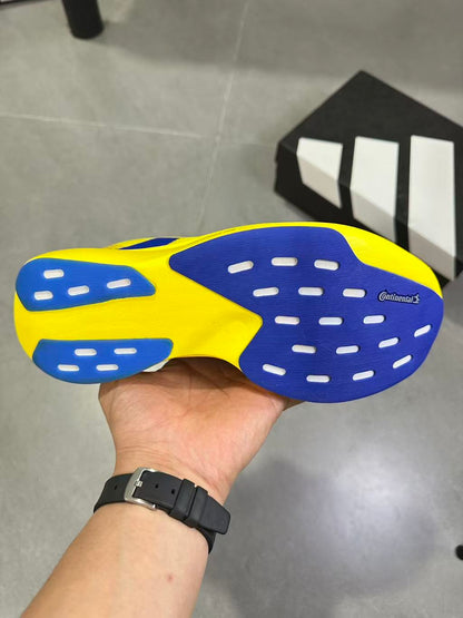 Adidas Lightstrike Pro Running Shoes, Yellow and Blue