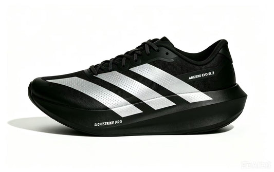 adidas Adizero Evo SL 2 Black Silver Running Shoes