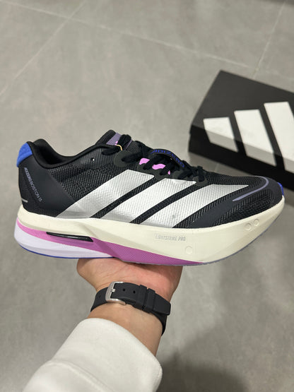 adidas Adizero Boston 13 Running Shoes Black White Purple