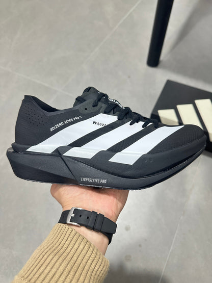 Adidas Adizero Adios Pro 5 Black White Running Shoes KI8292