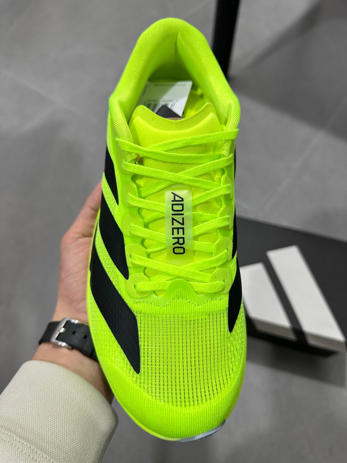 Adidas Adizero Lightstrike Pro Running Shoes, Neon Green