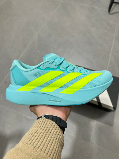 Adidas Lightstrike Pro Running Shoes, Turquoise and Volt