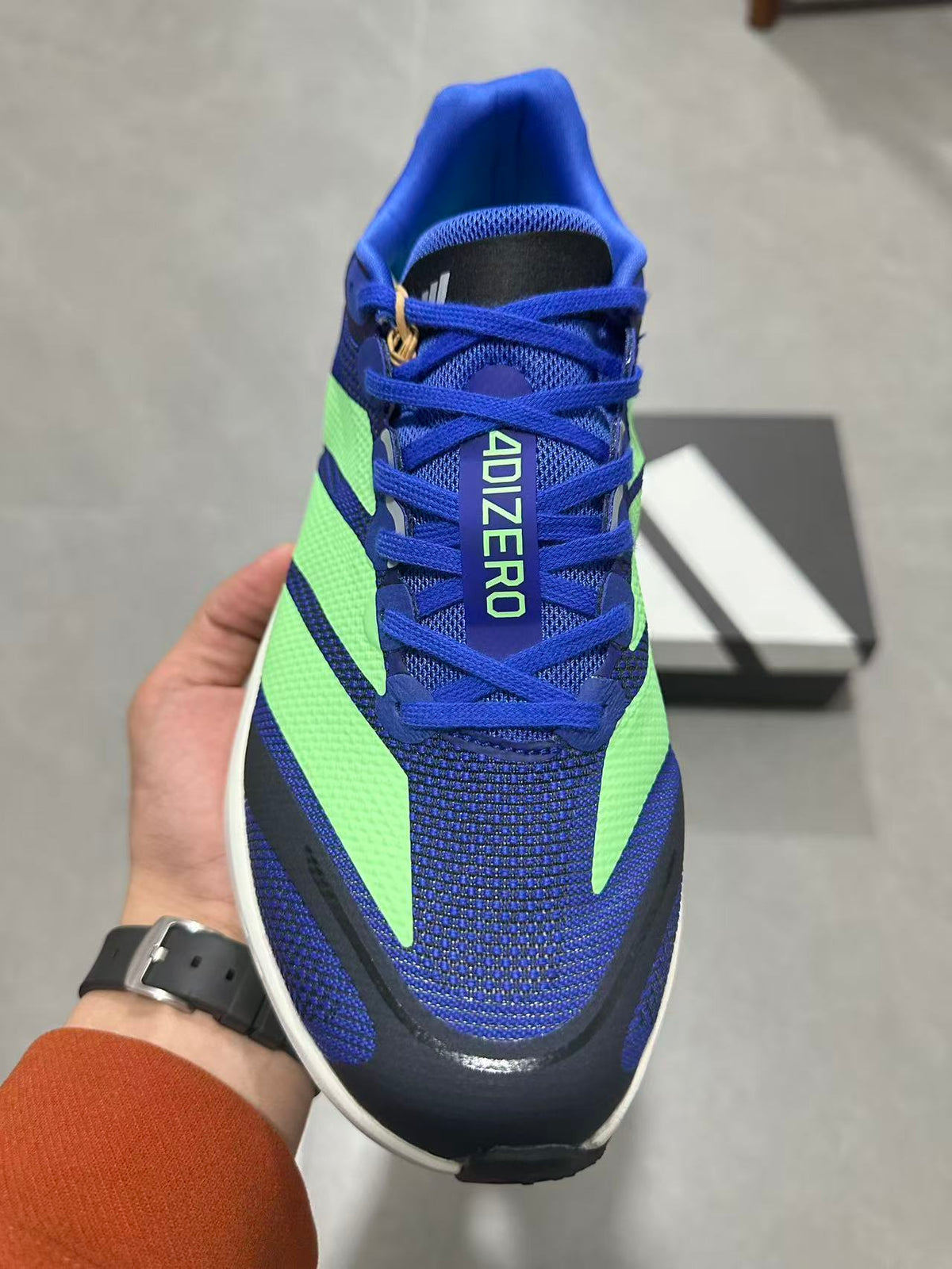 Adidas Adizero Lightstrike Pro Running Shoes Blue Green