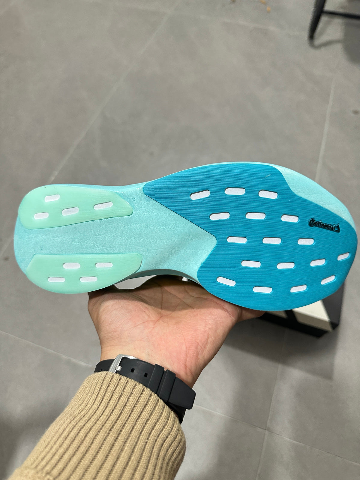 Adidas Lightstrike Pro Running Shoes, Turquoise and Volt