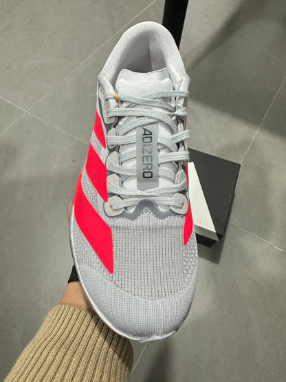Adidas Lightstrike Pro Running Shoes, Gray and Red KI3381
