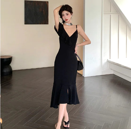 "Women's Summer Strap Large Dress"
