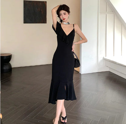 "Women's Summer Strap Large Dress"
