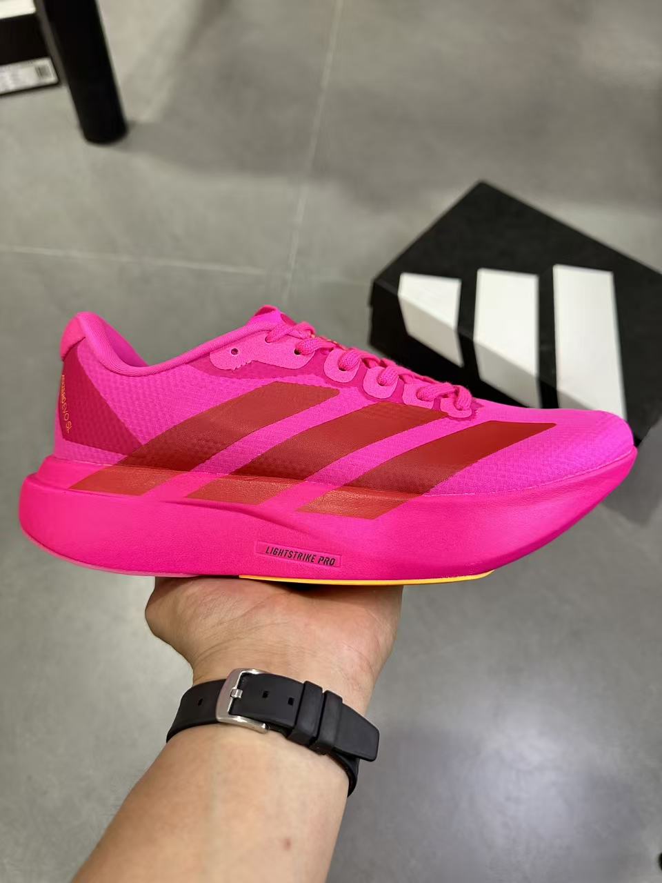 adidas Lightstrike Pro Running Shoes in Magenta KI6902