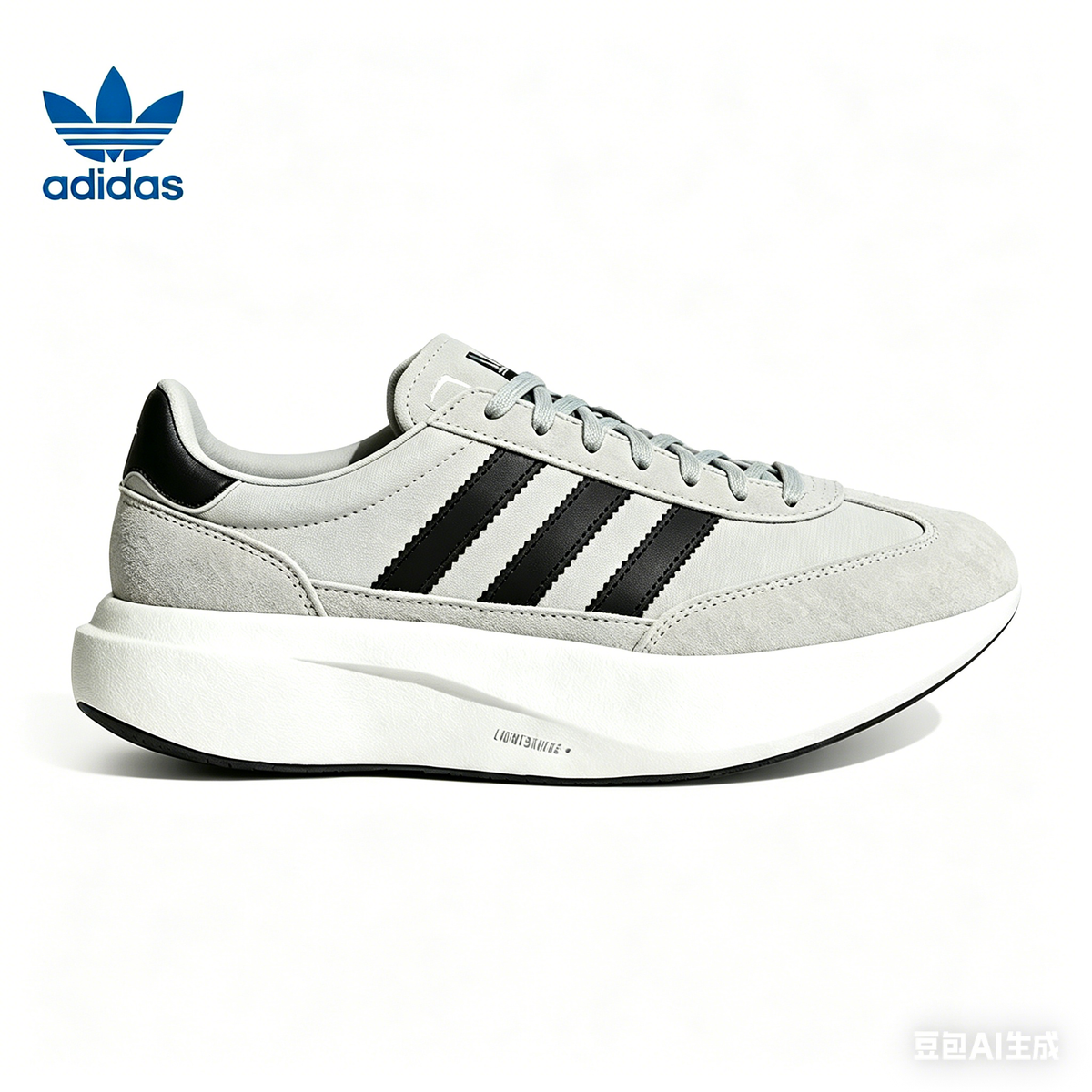 adidas Campus 00s Light Grey and White Sneakers