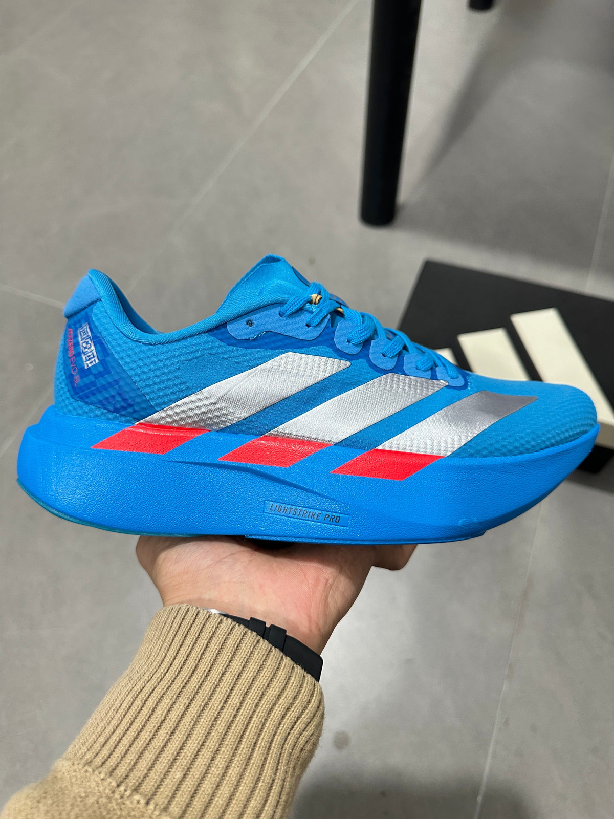 Adidas Lightstrike Pro JR2023 Blue Red Running Shoes