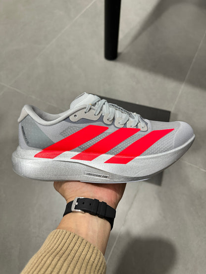 Adidas Lightstrike Pro Running Shoes, Gray and Red KI3381