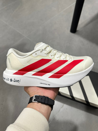 adidas Adizero Lightstrike Pro Running Shoes White Red