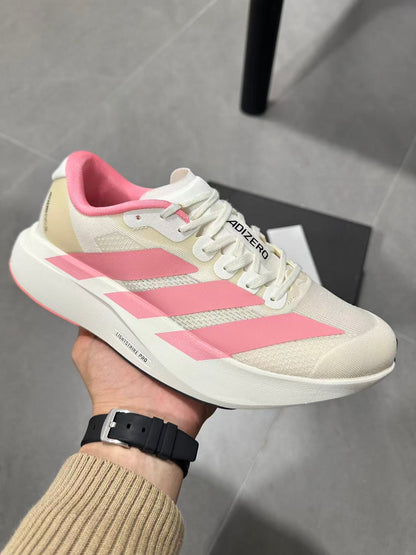 adidas Adizero Lightstrike Pro Running Shoes White Pink