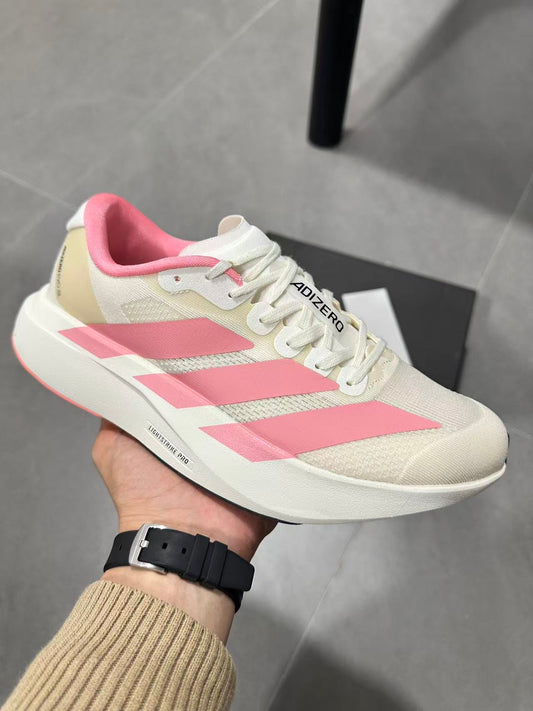 adidas Adizero Lightstrike Pro Running Shoes White Pink