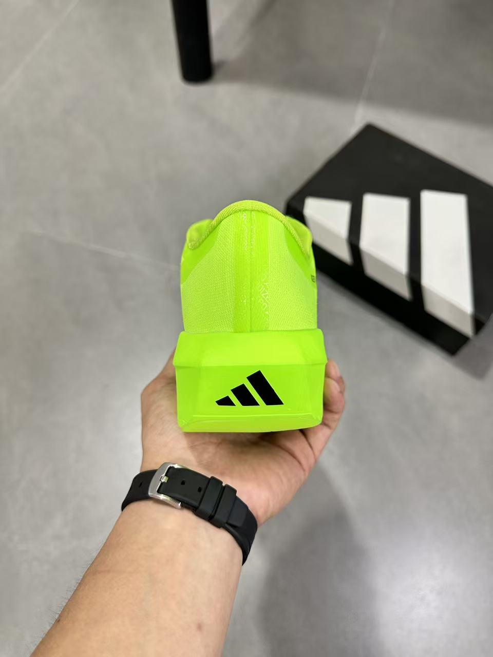 adidas Adizero Evo SL 2 Neon Yellow Running Shoes
