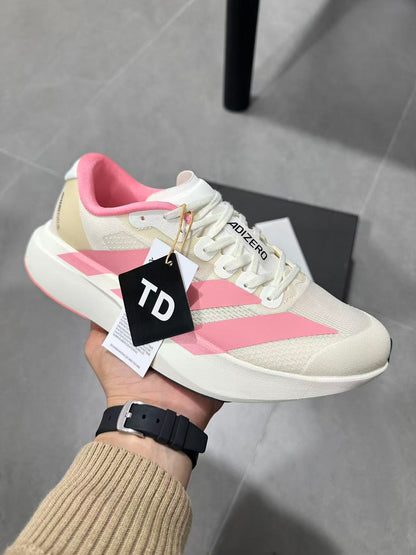 adidas Adizero Lightstrike Pro Running Shoes White Pink