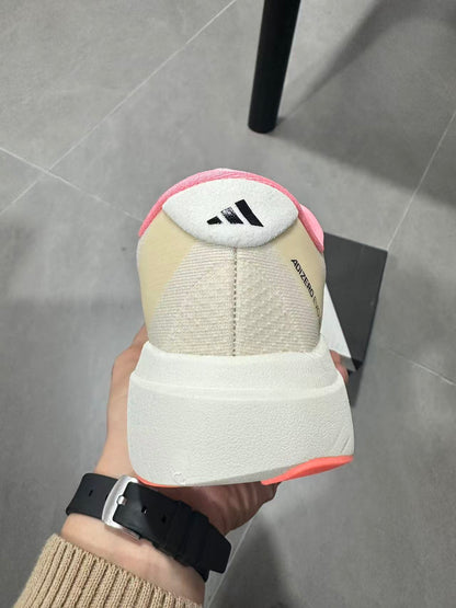 adidas Adizero Lightstrike Pro Running Shoes White Pink