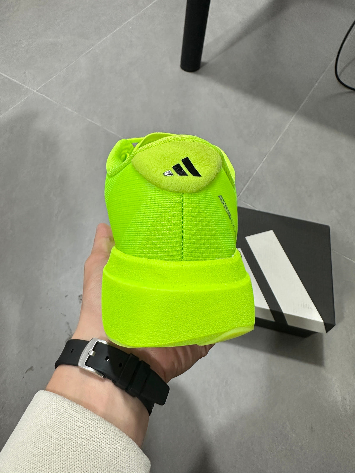 Adidas Adizero Lightstrike Pro Running Shoes, Neon Green