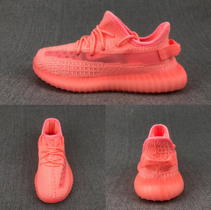 Adidas Yeezy 350 V2 Kids Sneakers in Bright Pink