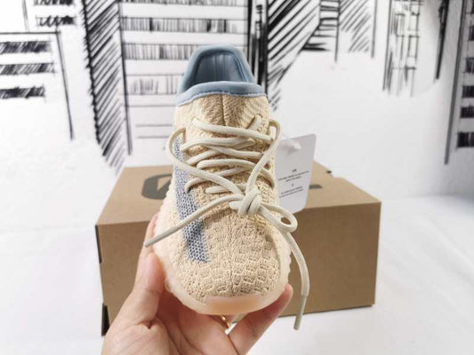 Yeezy 350 V2 Kids Sneakers in Linen Yellow