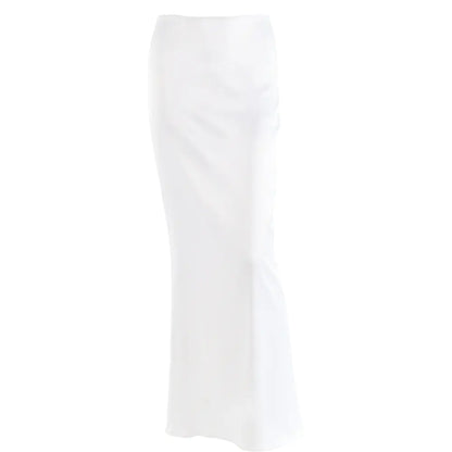 2026 Summer Fashionable Satin Maxi Skirt for Women