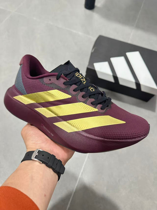 Adidas Lightstrike Pro Running Shoes Burgundy Gold JQ4443
