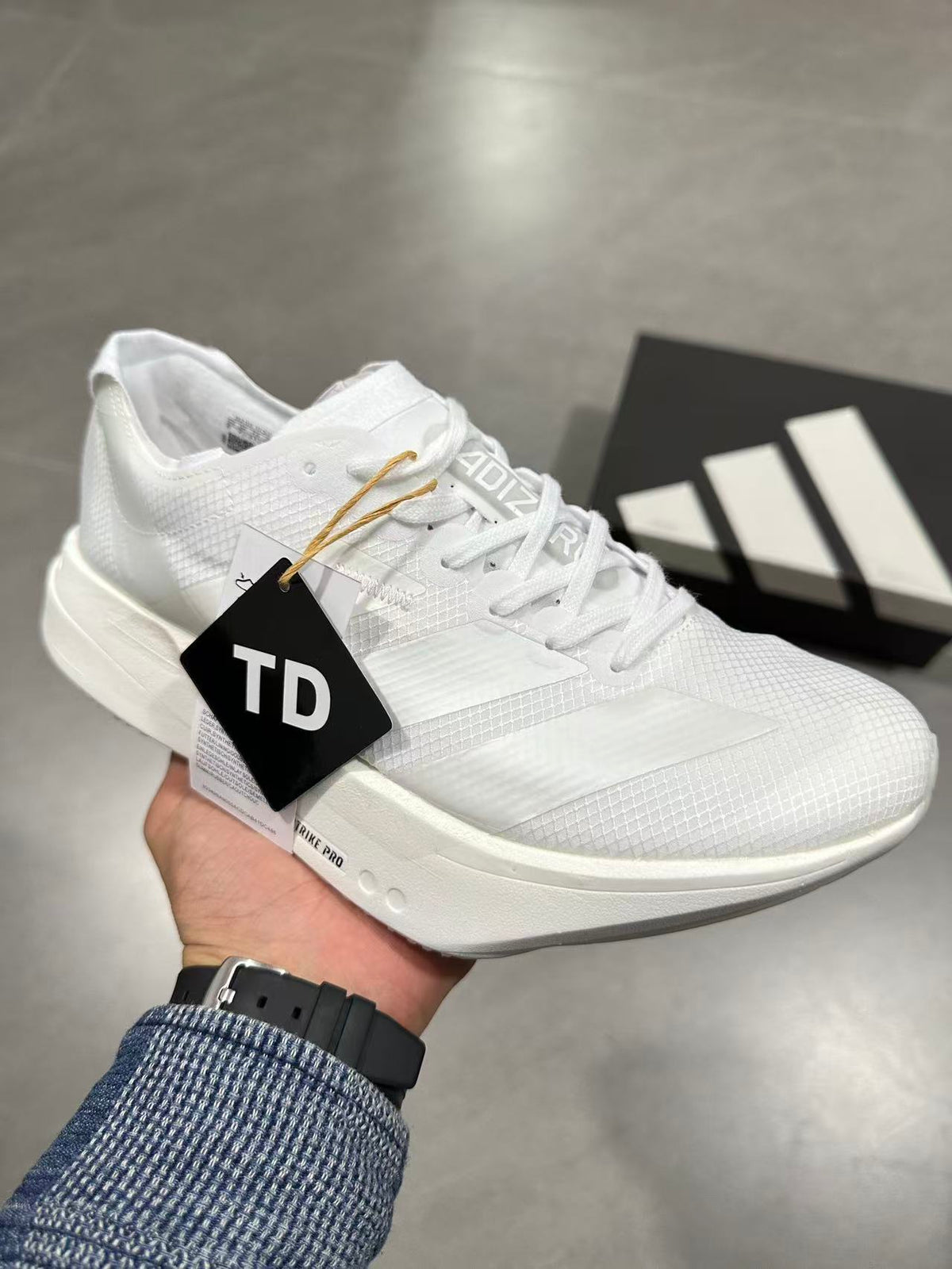 Adidas Adizero Lightstrike Pro White Running Shoes JR6355