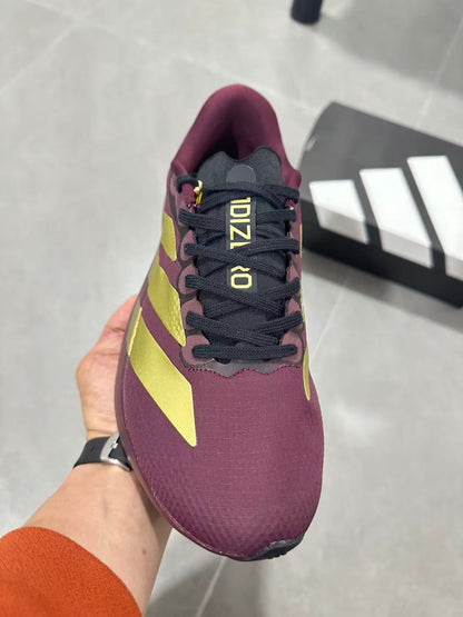 Adidas Lightstrike Pro Running Shoes Burgundy Gold JQ4443