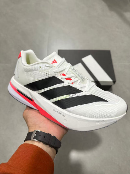 Adidas Lightstrike Pro Running Shoes White Black Red