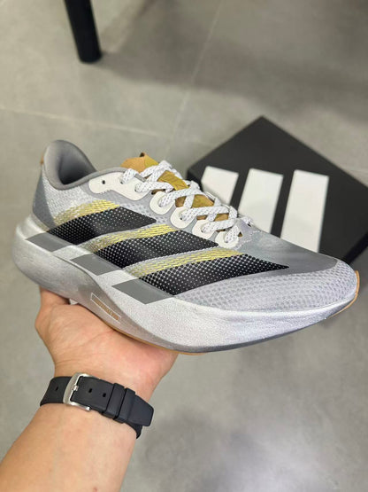 Adidas Adizero Evo SL Running Shoes Silver Black KK4310