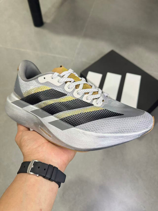 Adidas Adizero Evo SL Running Shoes Silver Black KK4310