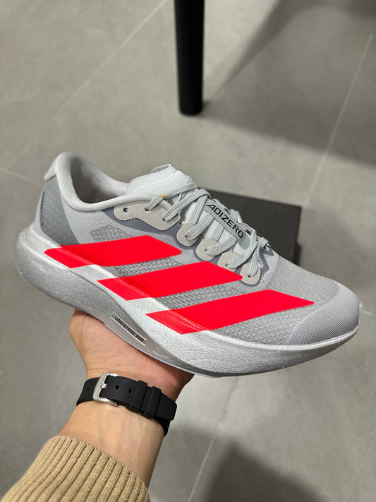 Adidas Lightstrike Pro Running Shoes, Gray and Red KI3381