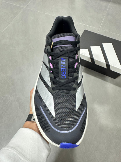 adidas Adizero Boston 13 Running Shoes Black White Purple