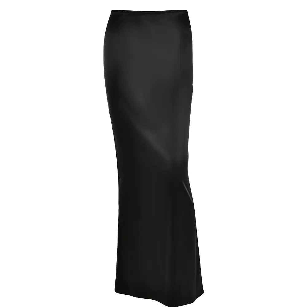 2026 Summer Fashionable Satin Maxi Skirt for Women