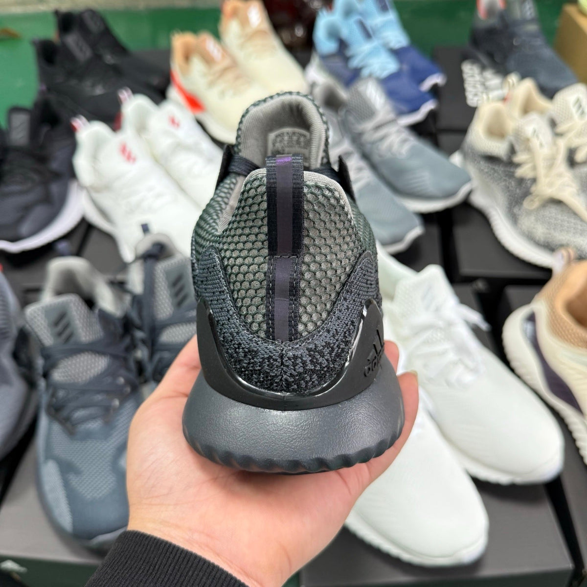 adidas AlphaBounce HPC Sneakers in Dark Gray Green